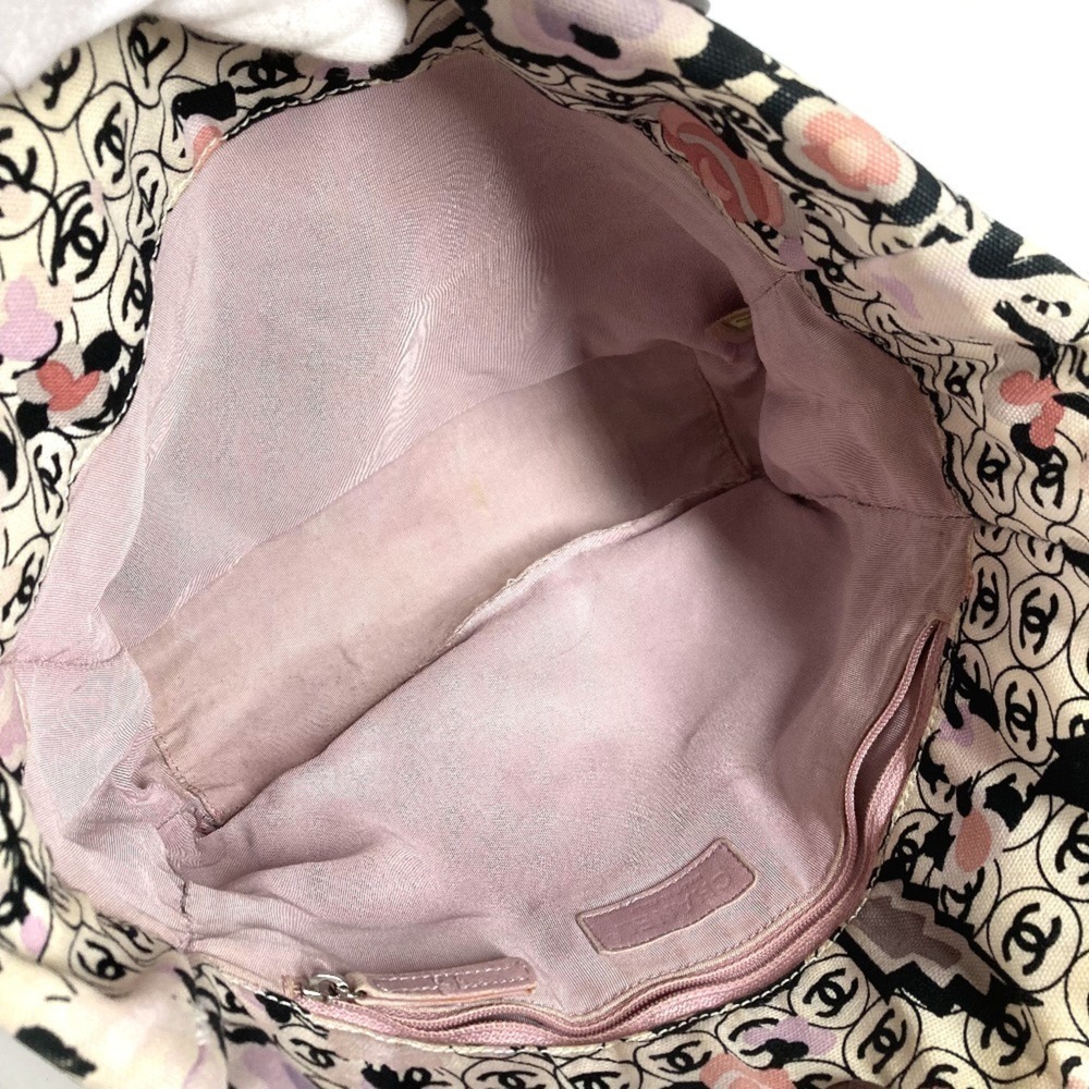 CHANEL Vintage Black Leather Logo Shoulder Bag - Picture 10 of 15